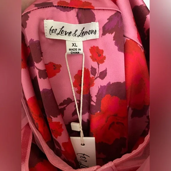 NWT 🍋 For Love & Lemons Mini Huda Dress Size XL - Picture 5 of 5